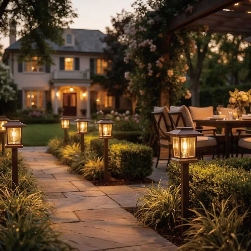 Solar Pathway Lights 12-Pack – Warm White Outdoor Garden Landscape Lights