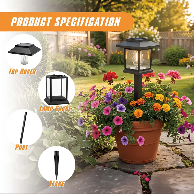Solar Pathway Lights 12-Pack – Warm White Outdoor Garden Landscape Lights